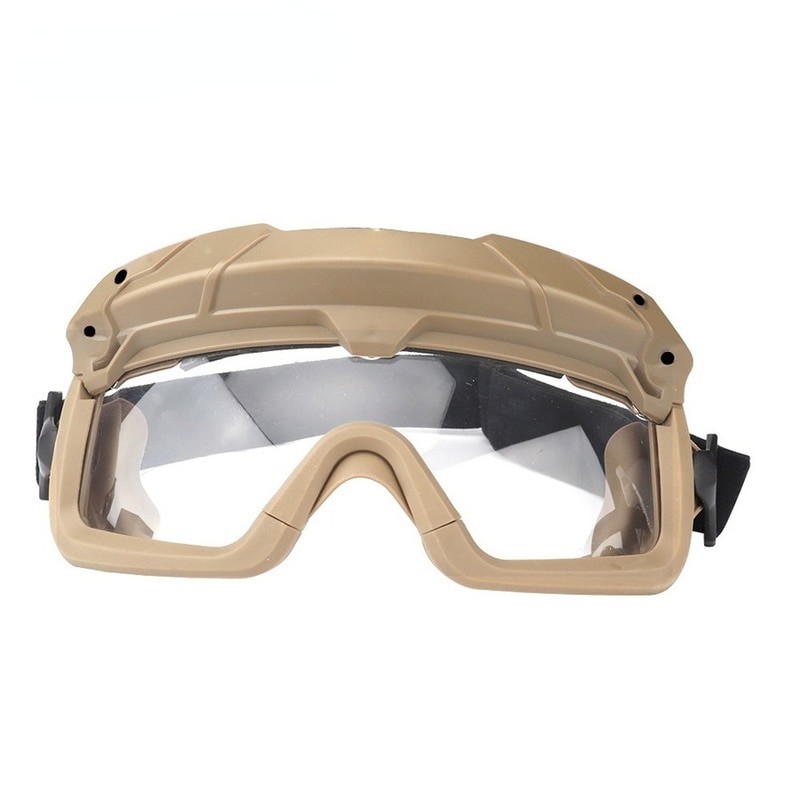 전술 에어소프트 페인트볼 고글, 방풍 방지, 안개 방지 CS 워게임 보호 고글, 전술 헬멧에 적합